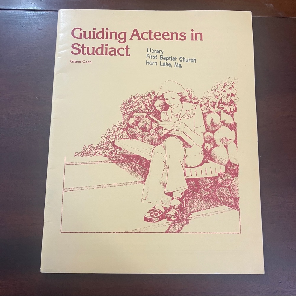 Vintage 1984 Guiding Acteens in Studiact Curriculum Booklet 1980s Christian
